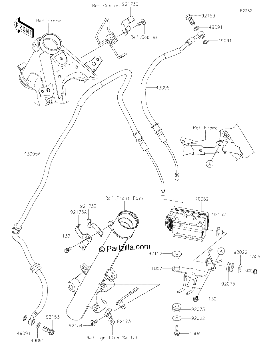 Diagrama de BRAKE PIPING