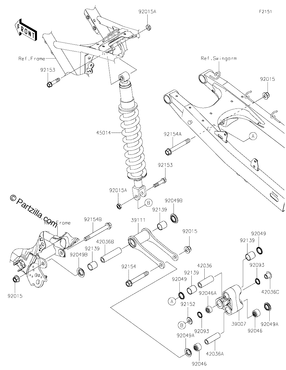 Diagrama de SUSPENSION SHOCK ABSORBER