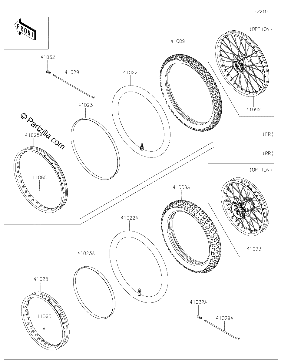 Diagrama de WHEELS TIRES