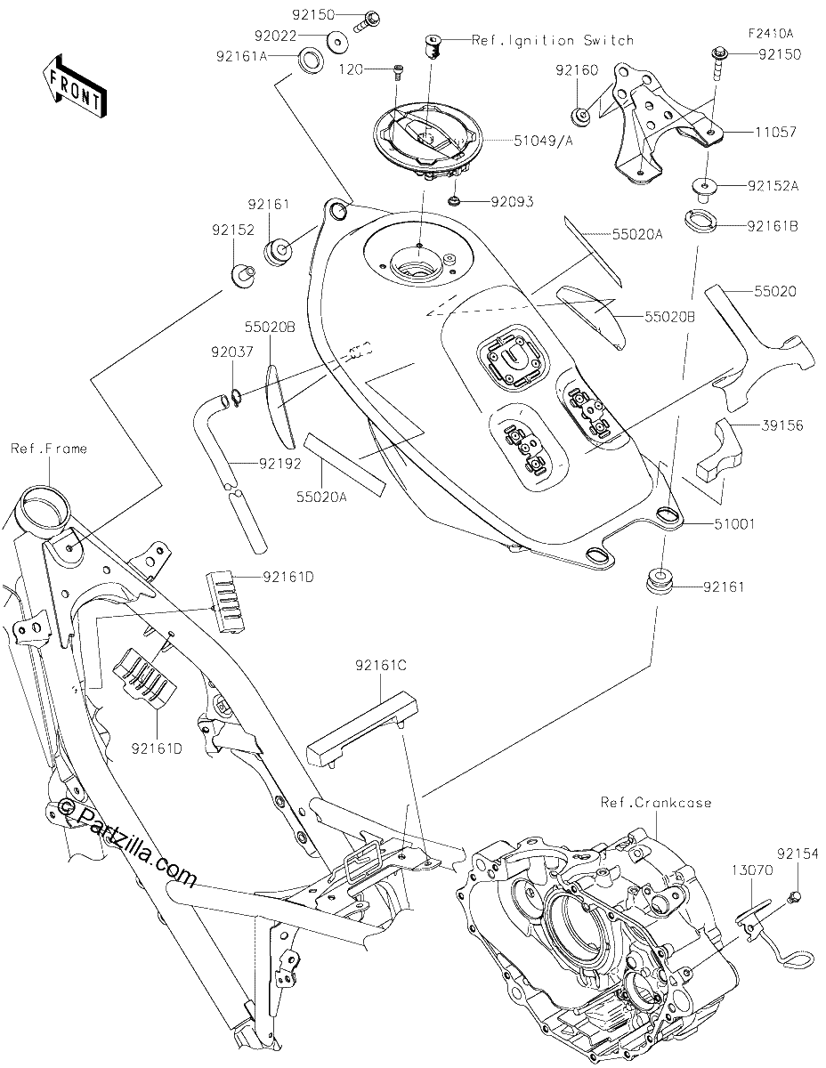 Diagrama de FUEL TANK CA
