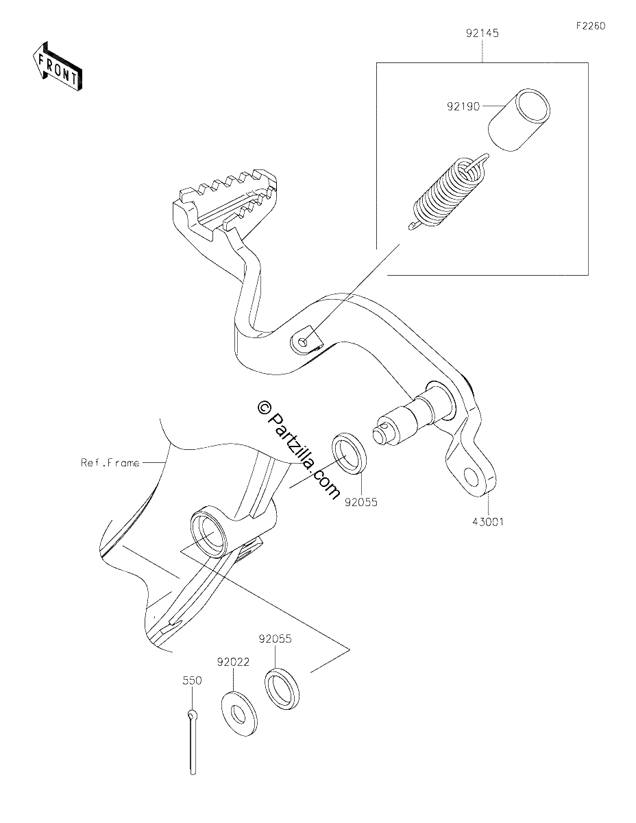 Diagrama de BRAKE PEDAL