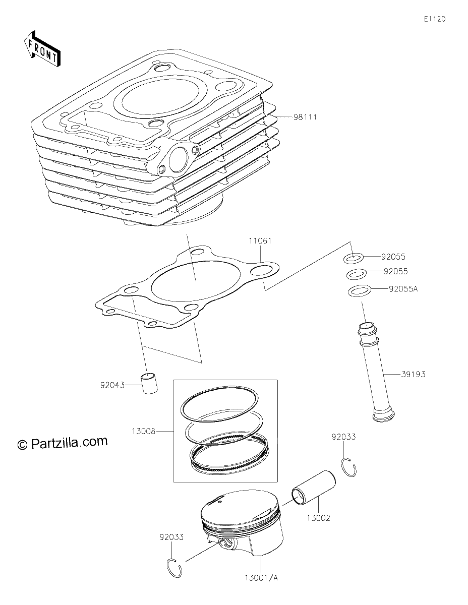 Diagrama de CYLINDER PISTON S