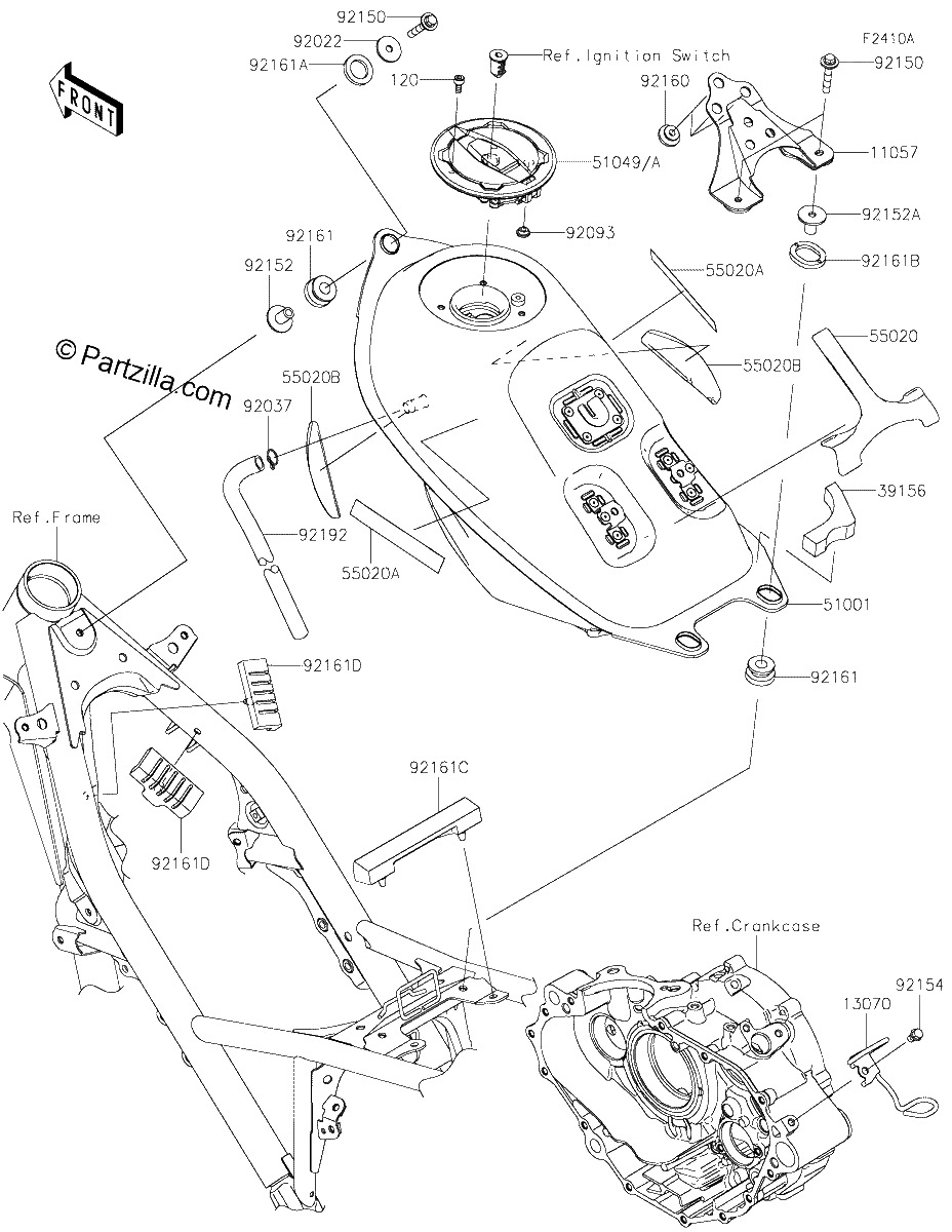 Diagrama de FUEL TANK CA