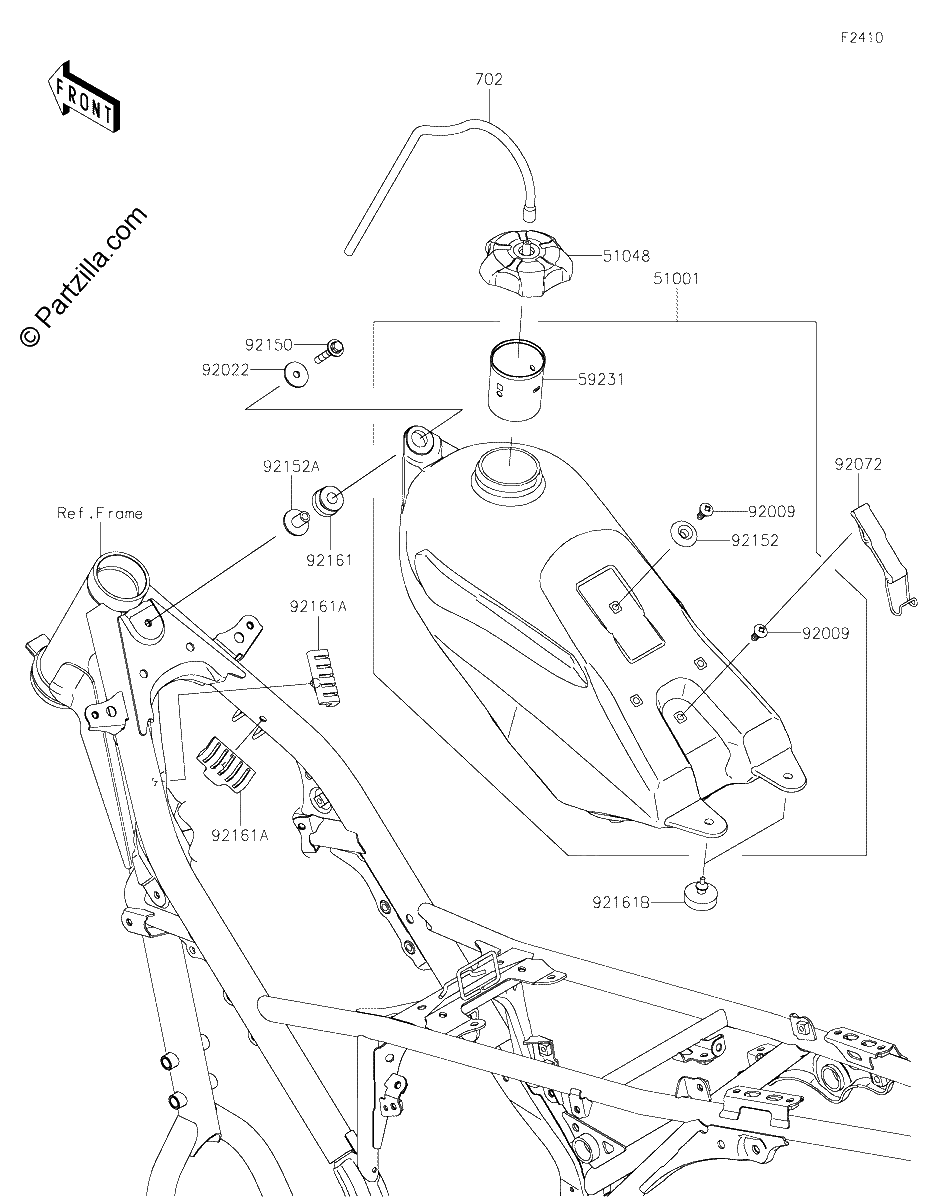 Diagrama de FUEL TANK CN US