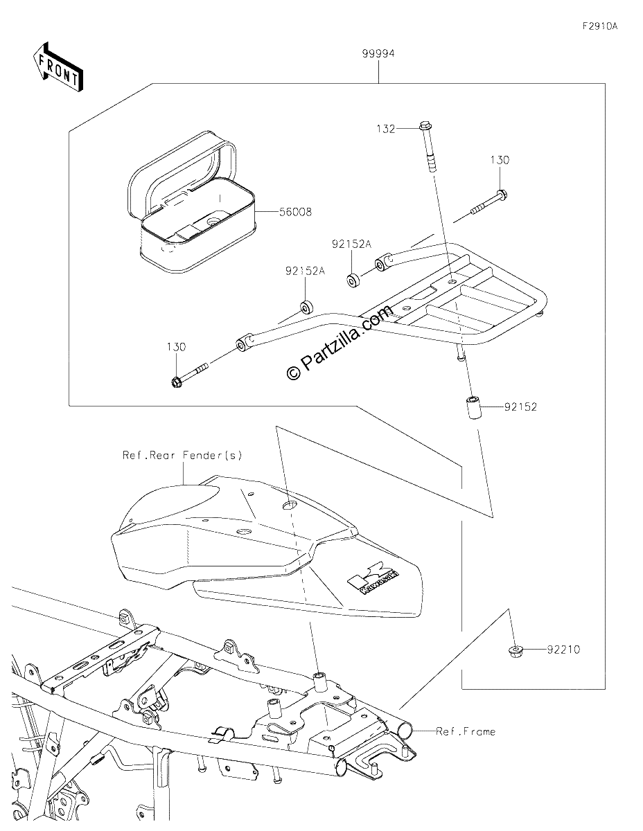 Diagrama de ACCESSORY CARRIER