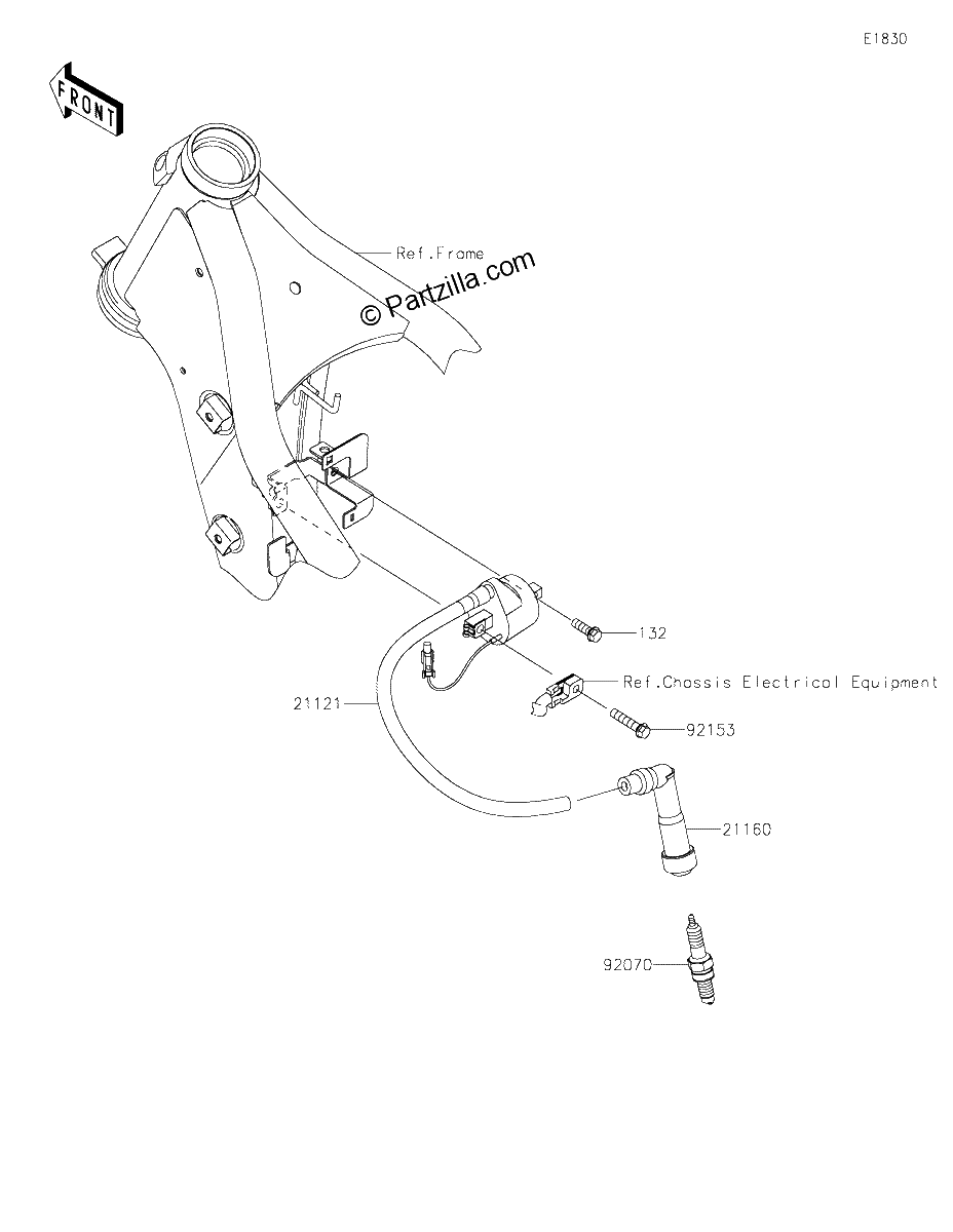 Diagrama de IGNITION SYSTEM