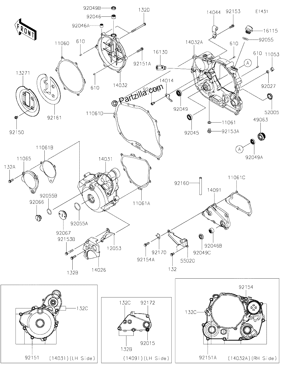 Diagrama de ENGINE COVER S