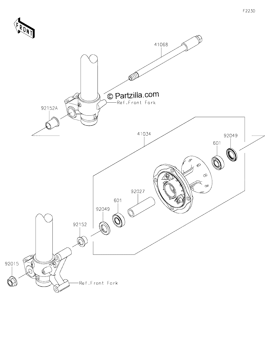 Diagrama de FRONT HUB