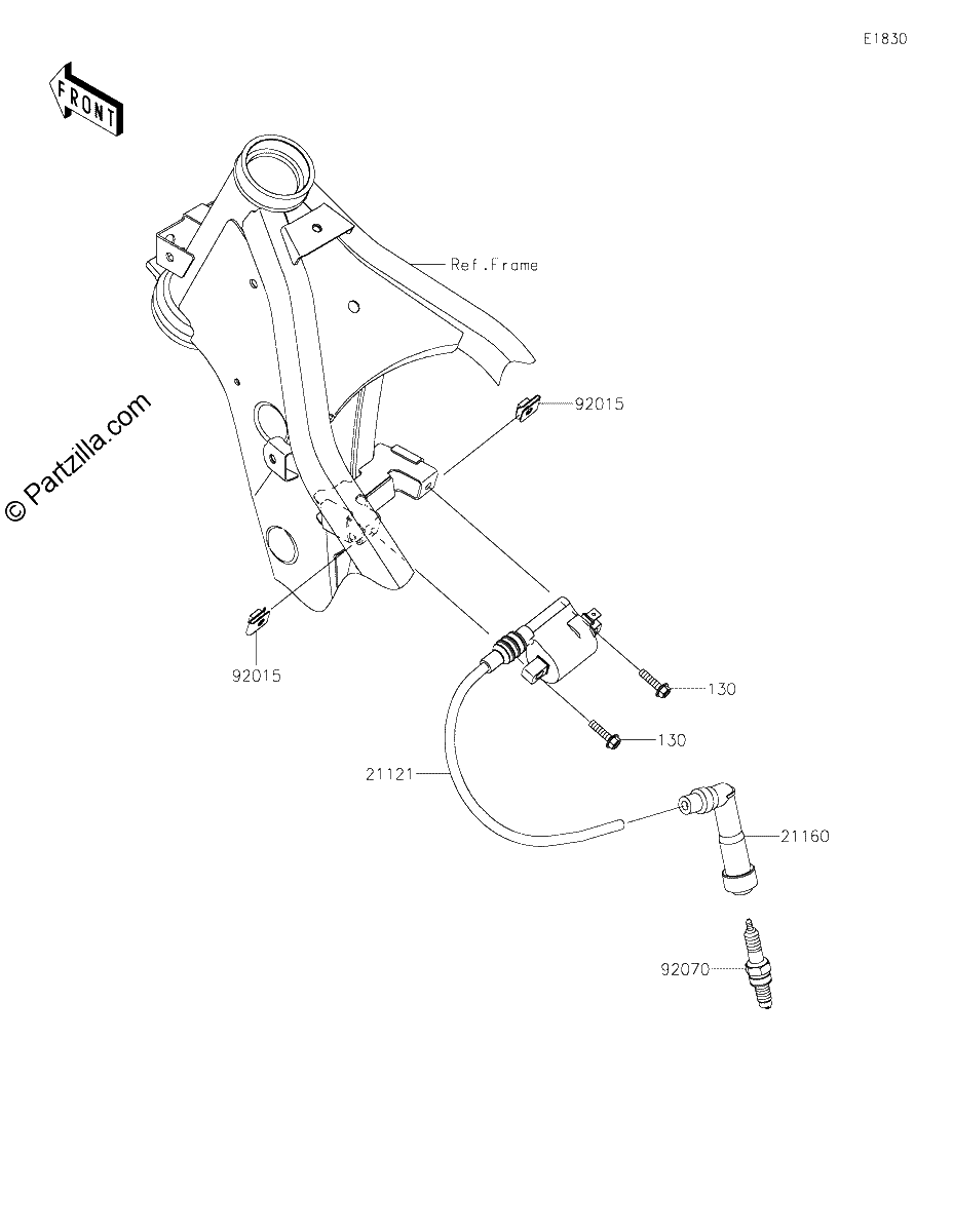 Diagrama de IGNITION SYSTEM
