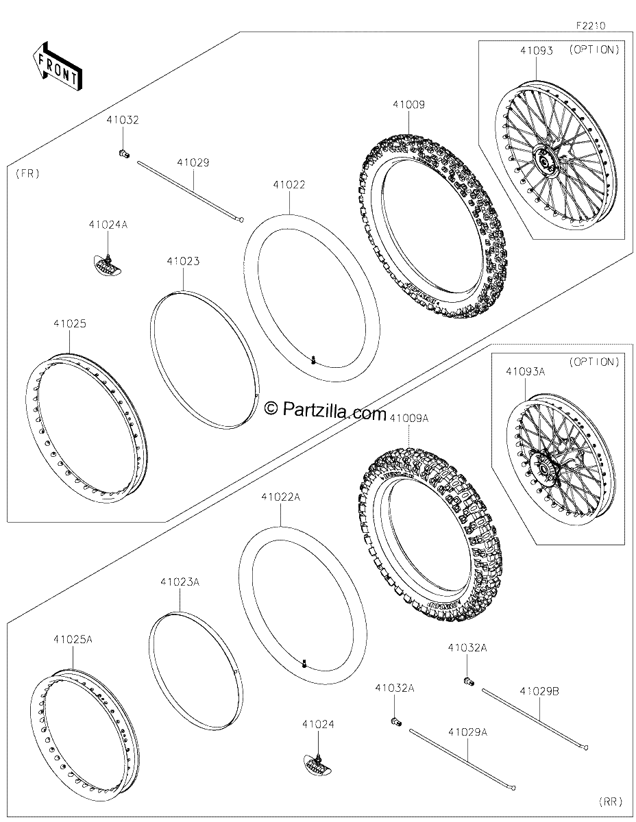 Diagrama de WHEELS TIRES