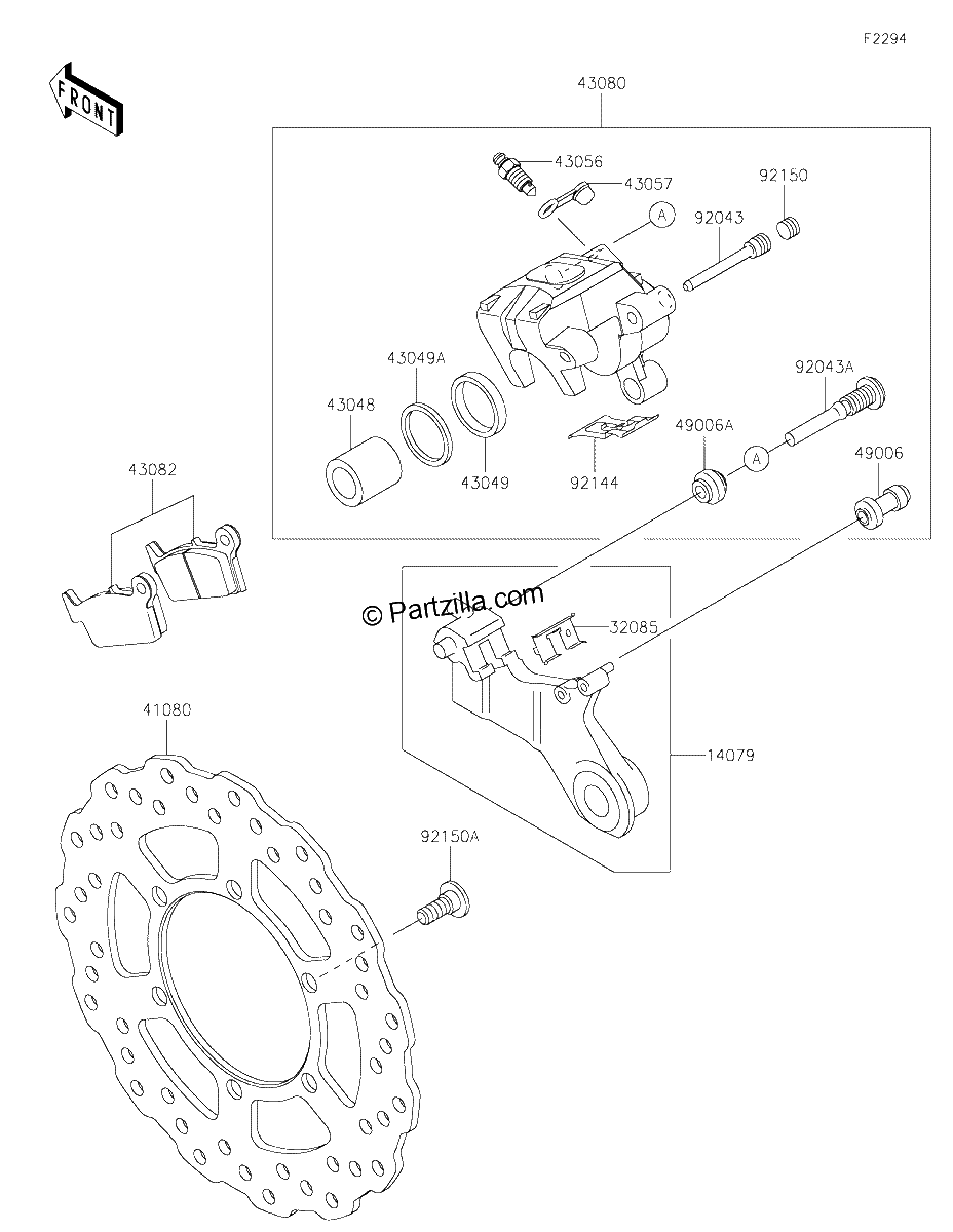 Diagrama de REAR BRAKE