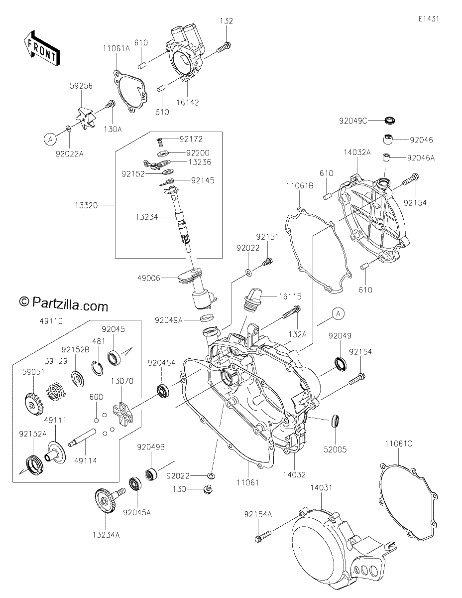 Diagrama de ENGINE COVER S