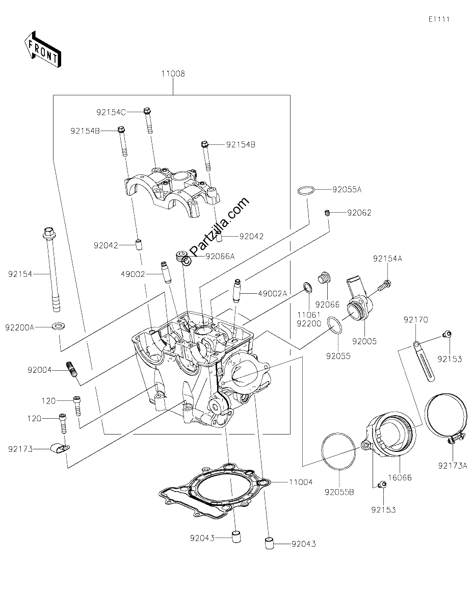Diagrama de CYLINDER HEAD