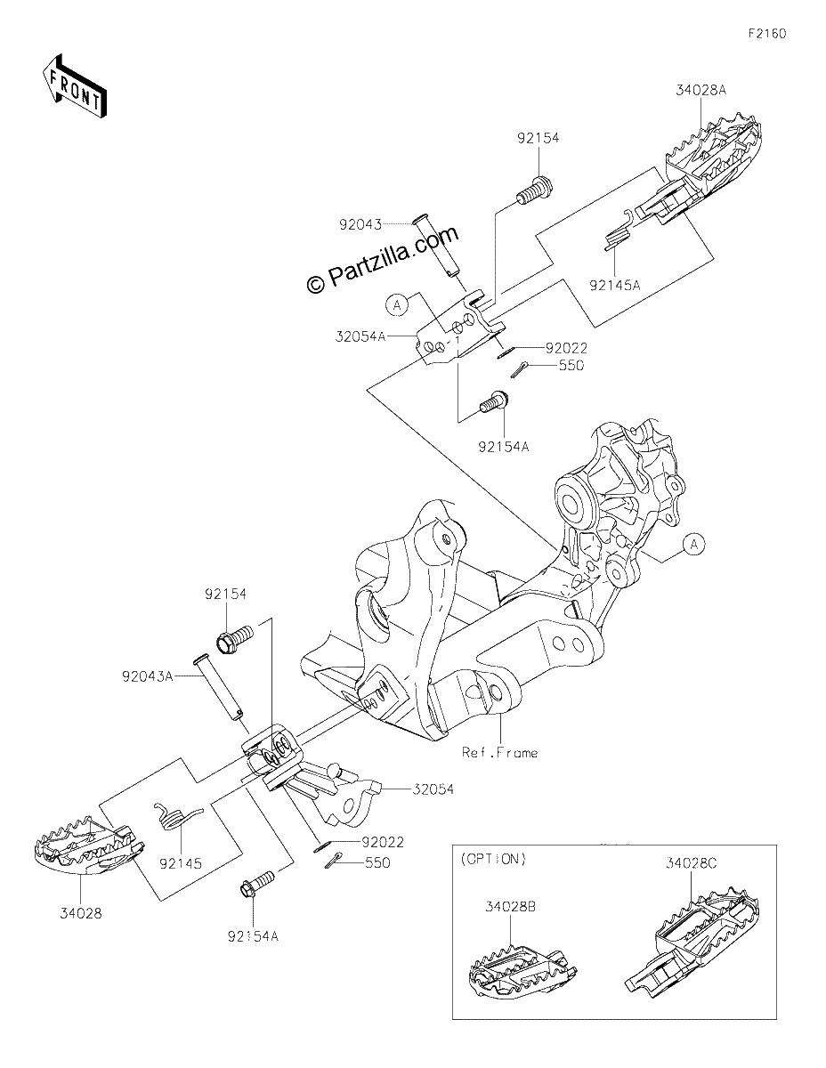 Diagrama de FOOTRESTS DMFNN DNFNN