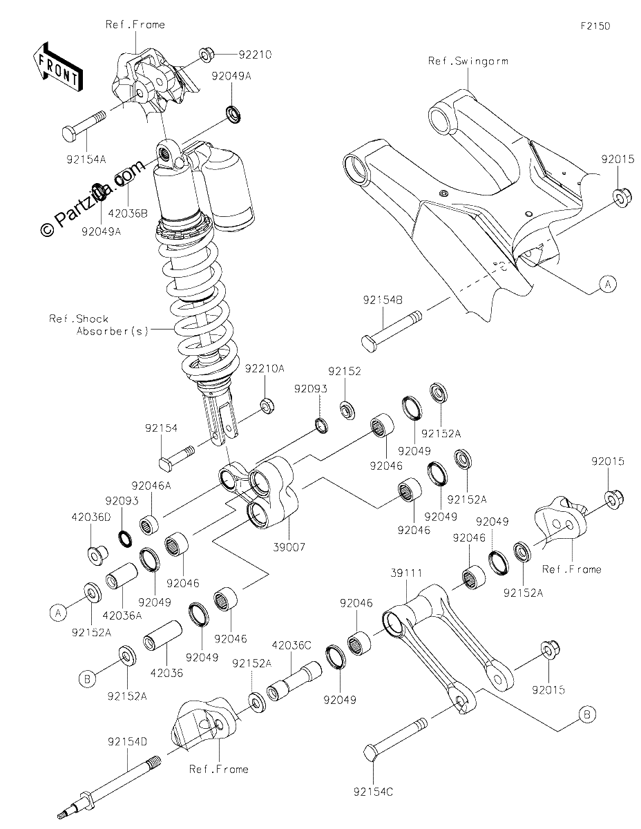 Diagrama de REAR SUSPENSION
