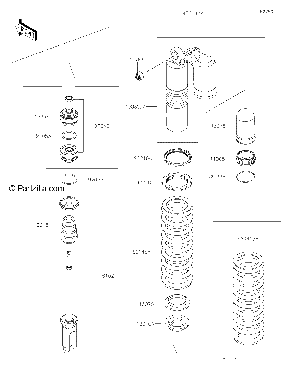Diagrama de SHOCK ABSORBER S