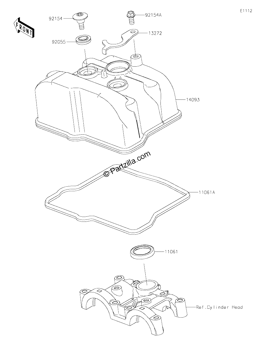 Diagrama de CYLINDER HEAD COVER