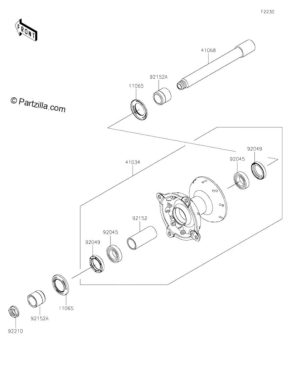 Diagrama de FRONT HUB