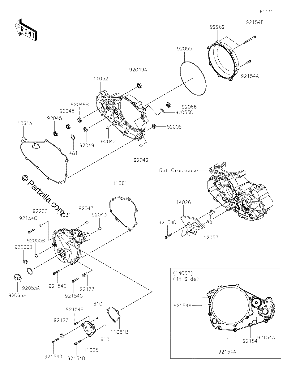 Diagrama de ENGINE COVER S