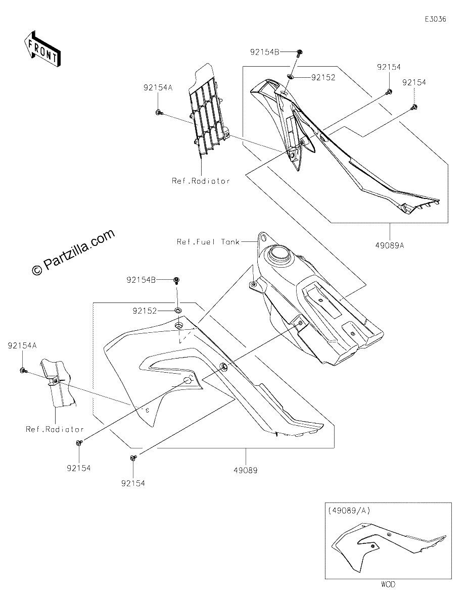 Diagrama de ENGINE SHROUDS