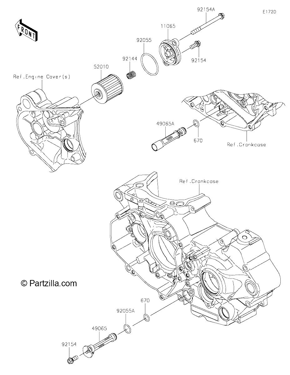 Diagrama de OIL FILTER