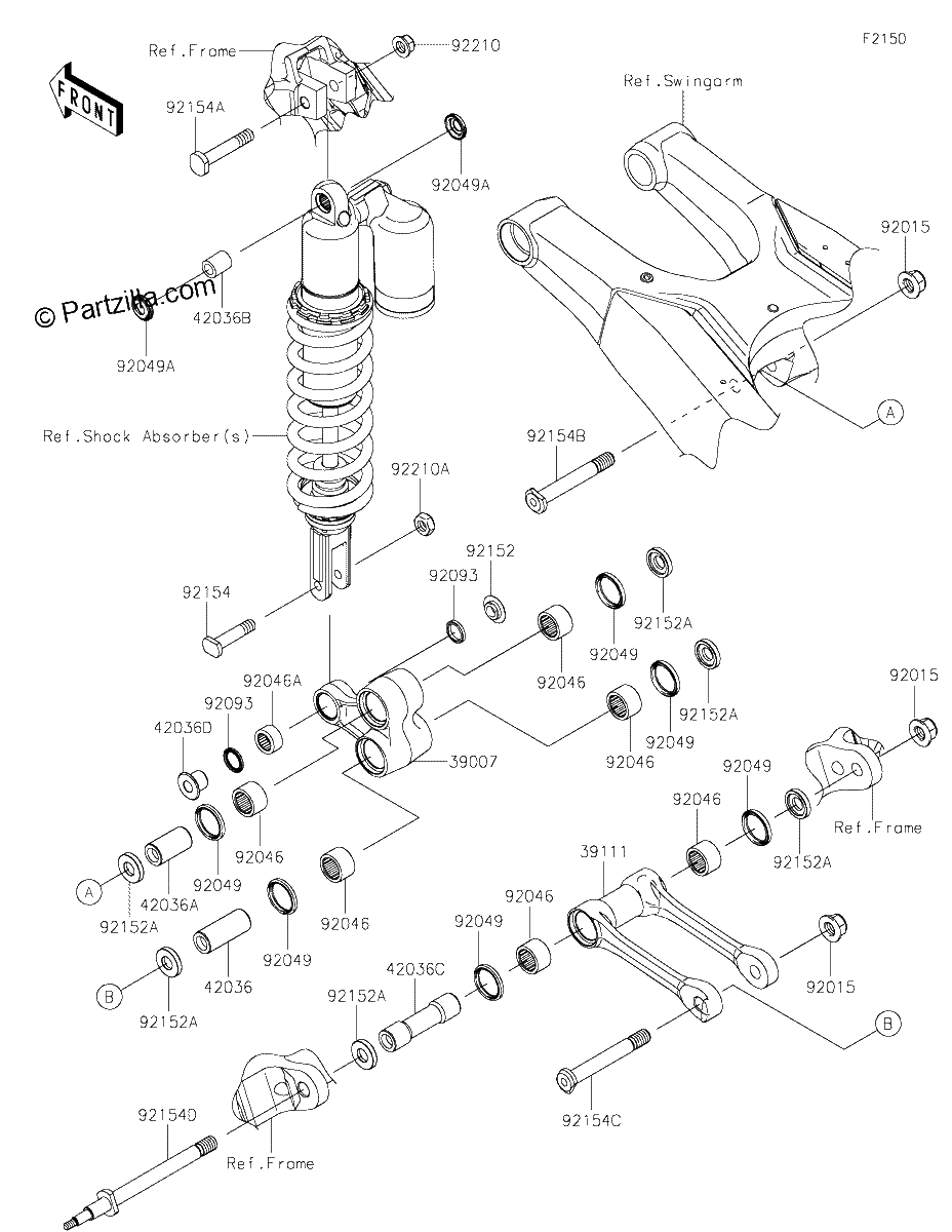 Diagrama de REAR SUSPENSION