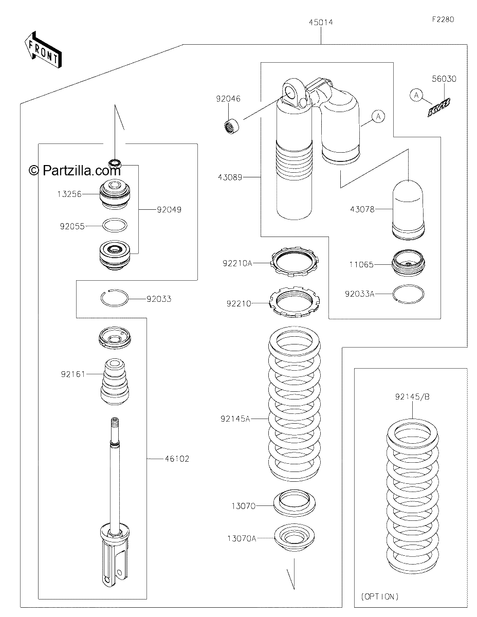 Diagrama de SHOCK ABSORBER S