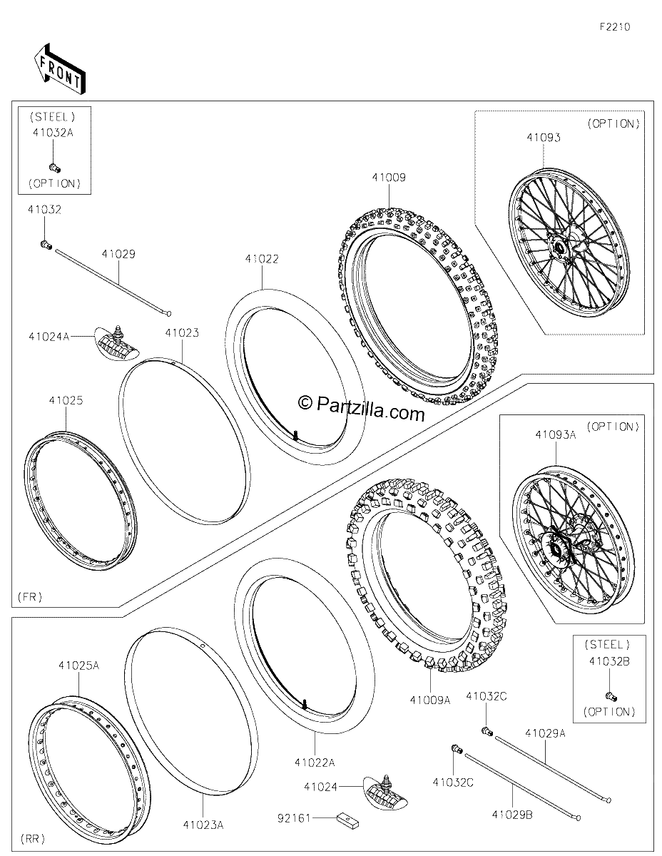Diagrama de WHEELS TIRES