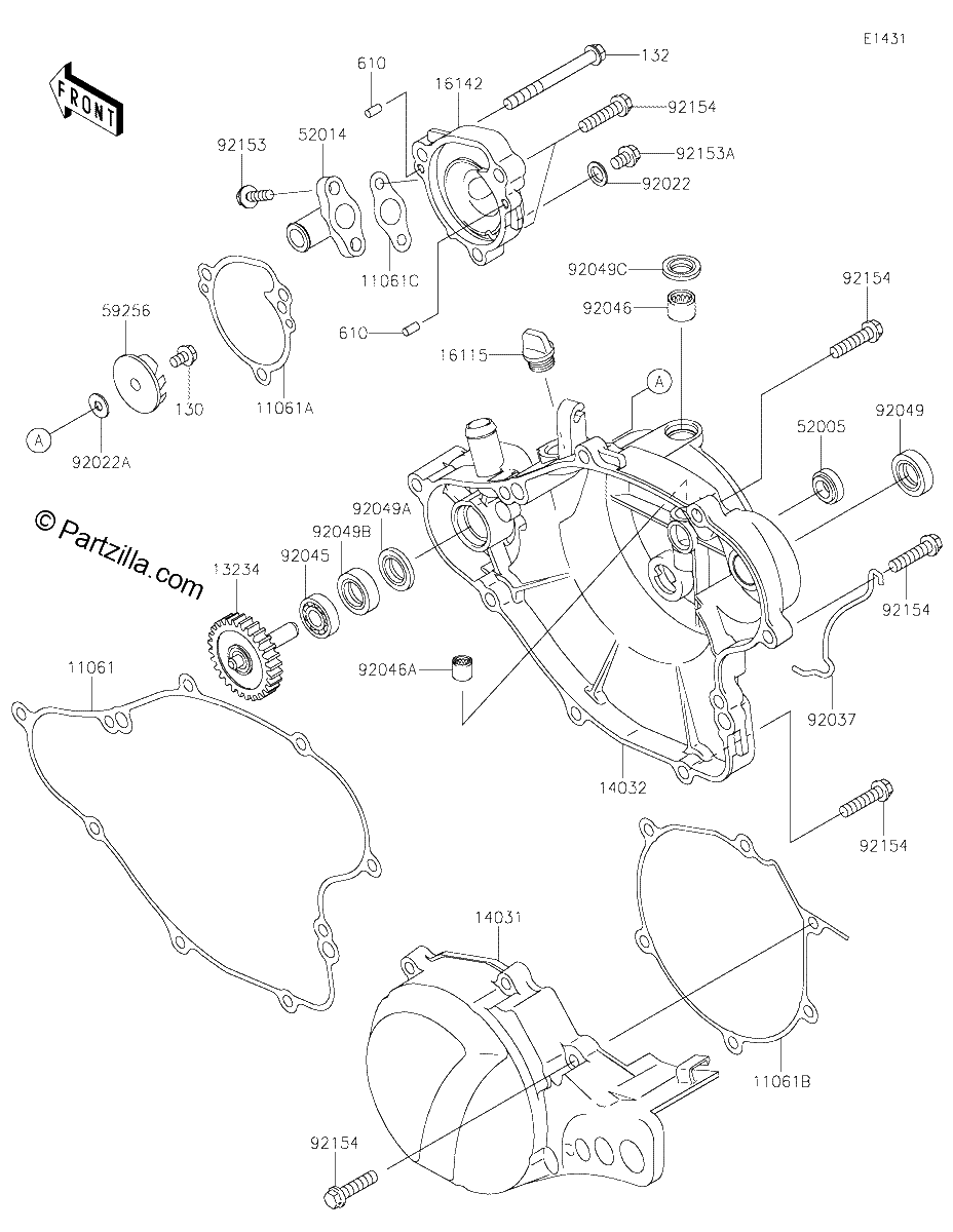 Diagrama de ENGINE COVER S