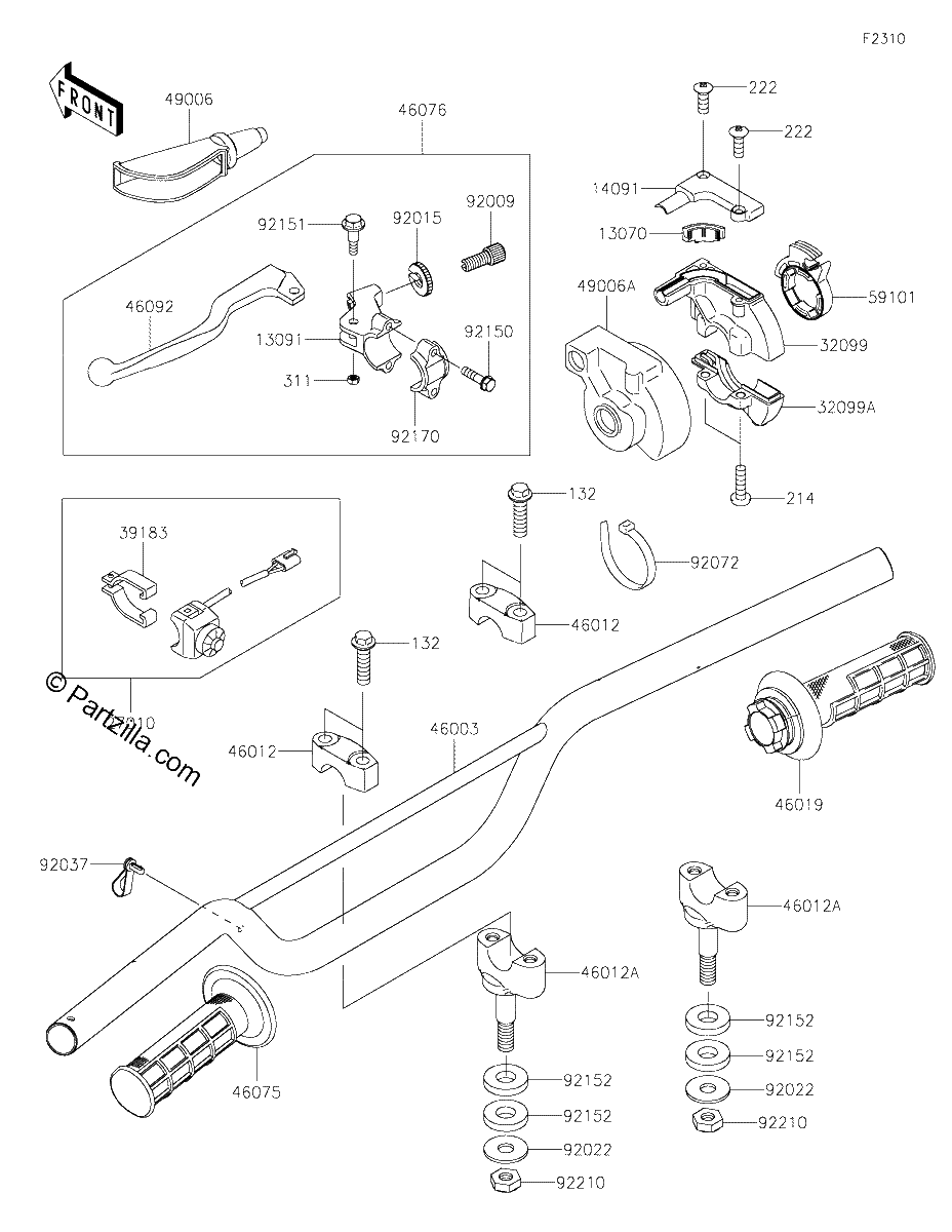 Diagrama de HANDLEBAR