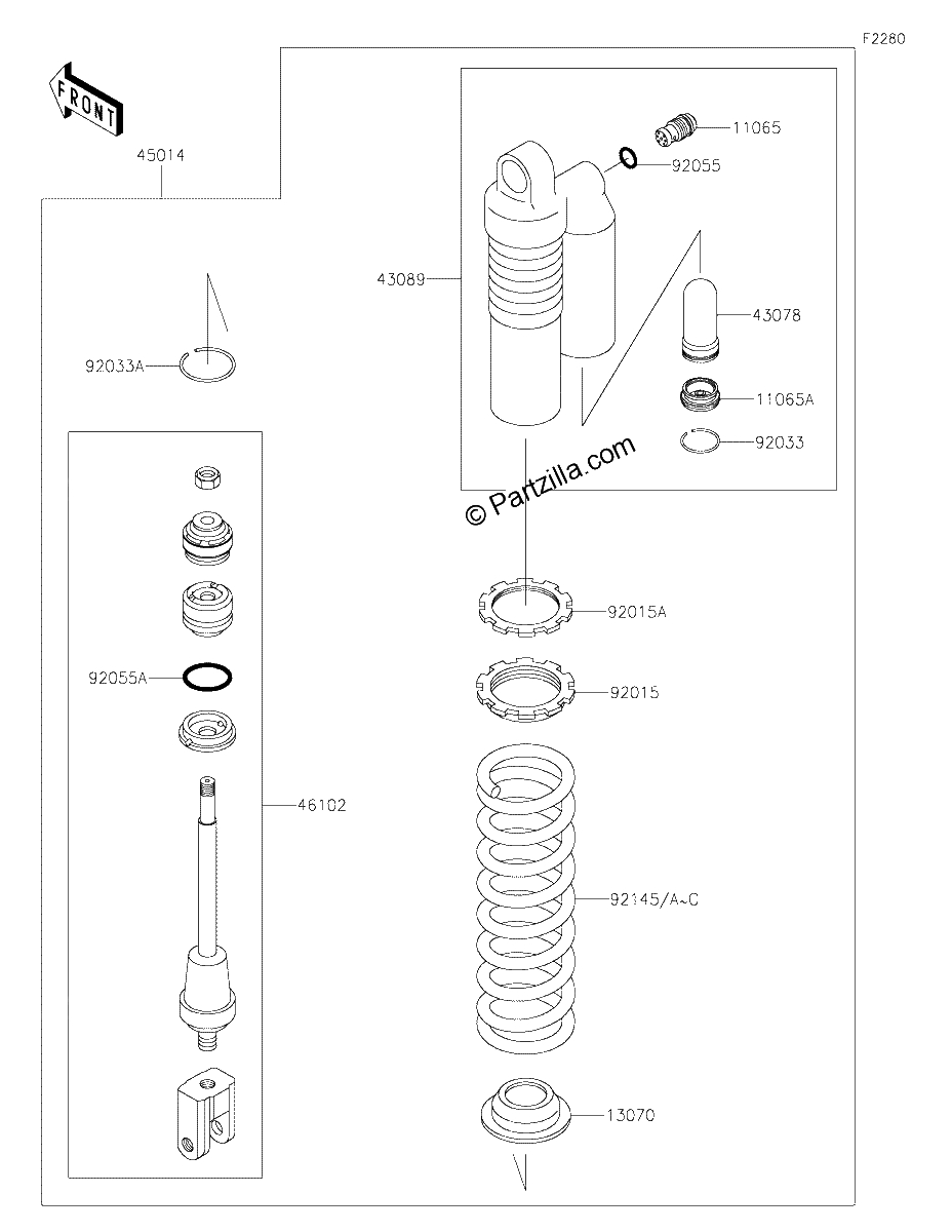 Diagrama de SHOCK ABSORBER S
