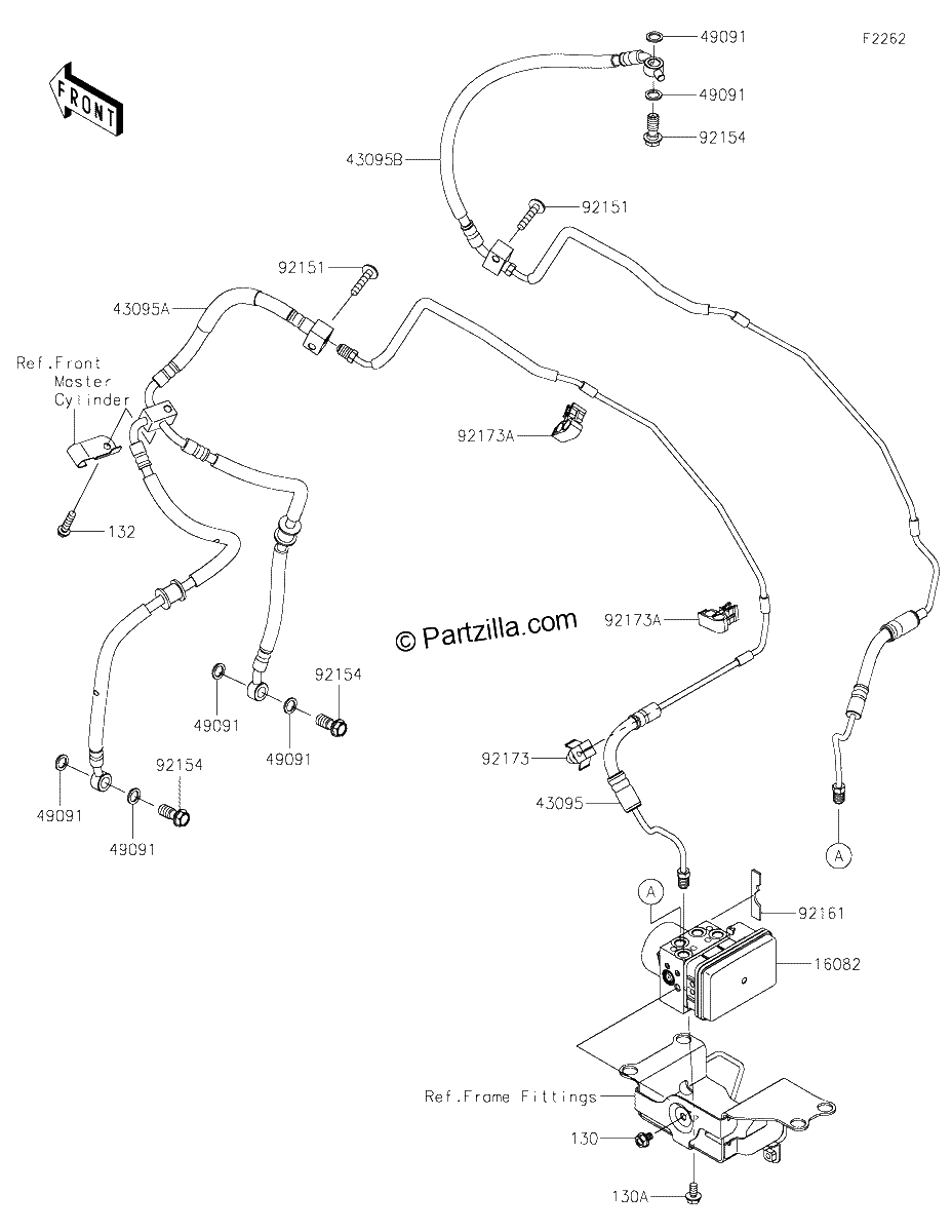 Diagrama de BRAKE PIPING