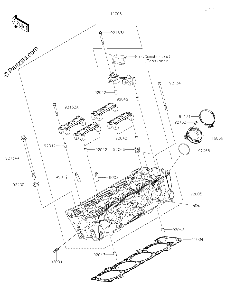 Diagrama de CYLINDER HEAD