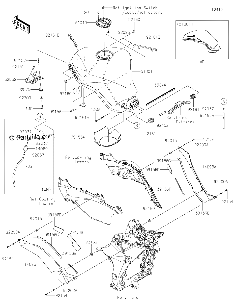 Diagrama de FUEL TANK