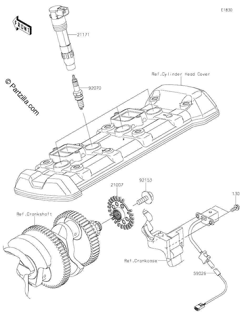 Diagrama de IGNITION SYSTEM
