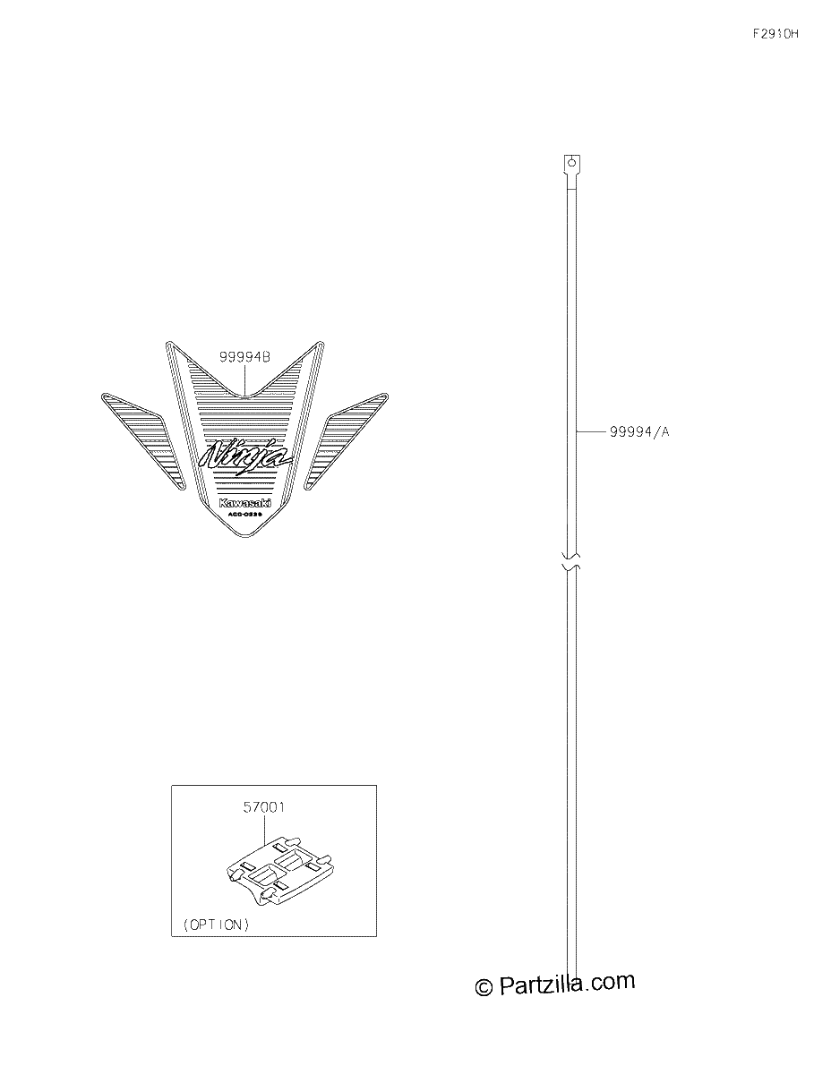 Diagrama de ACCESSORY DECALS
