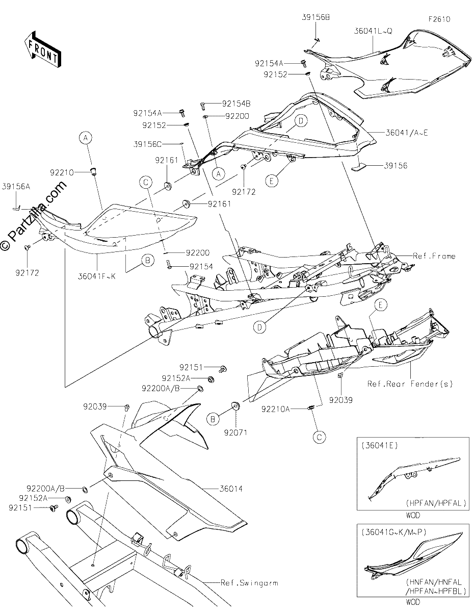 Diagrama de SIDE COVERS CHAIN COVER