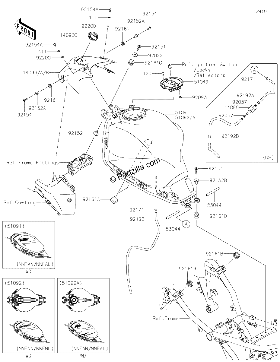Diagrama de FUEL TANK