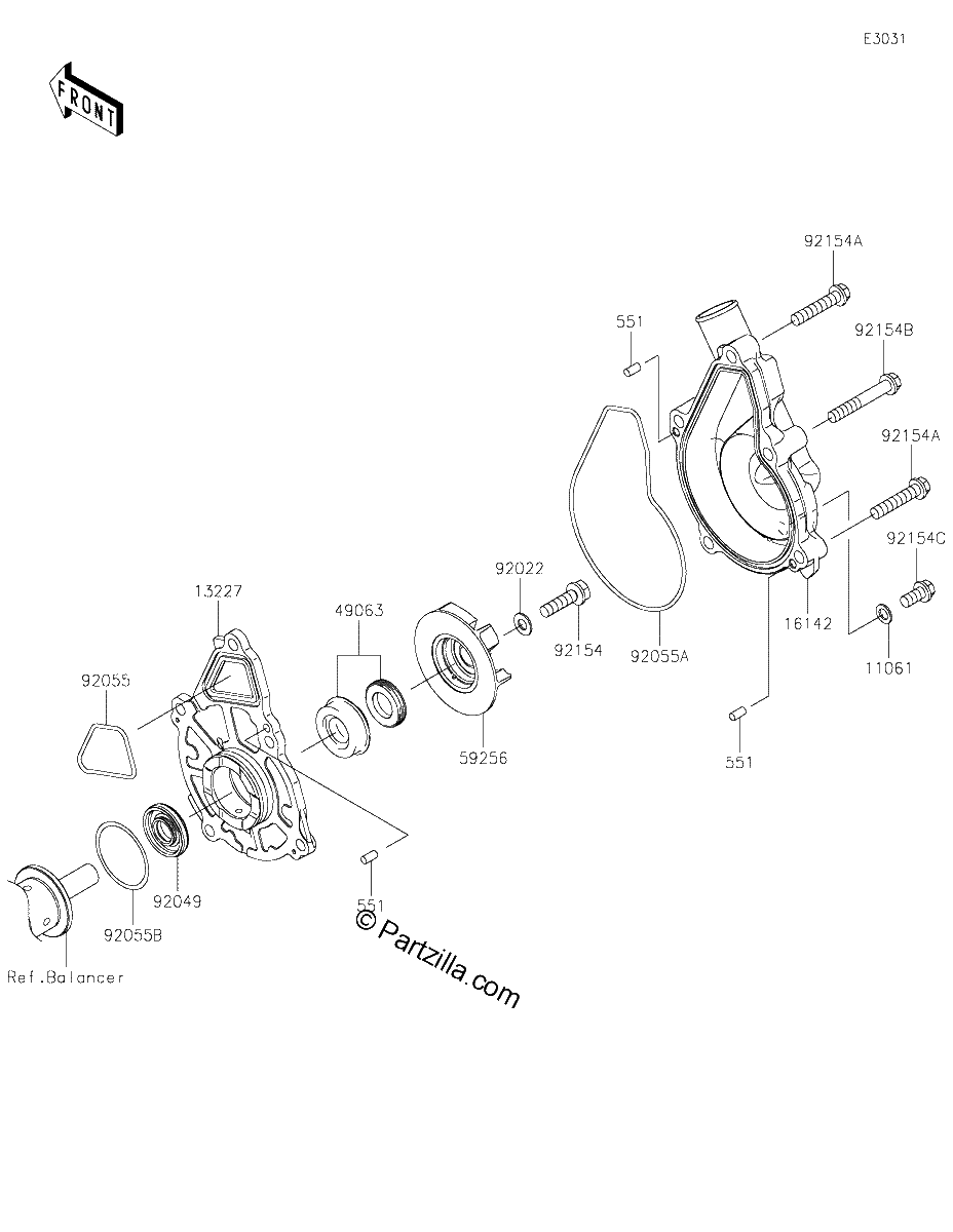 Diagrama de WATER PUMP