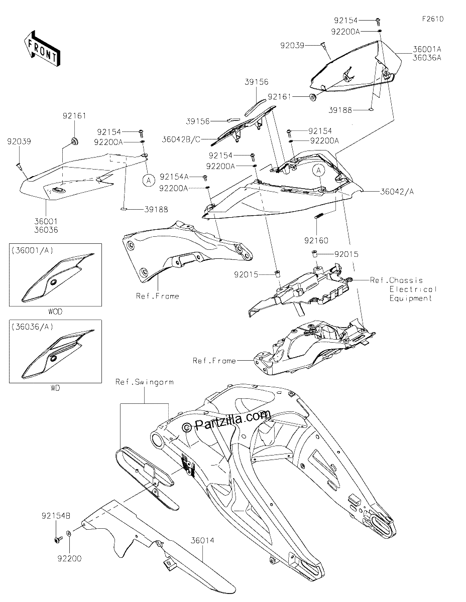 Diagrama de SIDE COVERS CHAIN COVER
