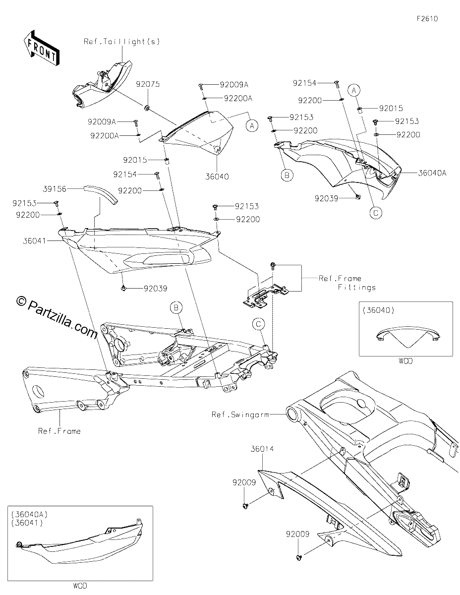 Diagrama de SIDE COVERS CHAIN COVER