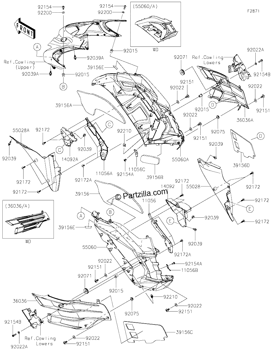 Diagrama de COWLING CENTER