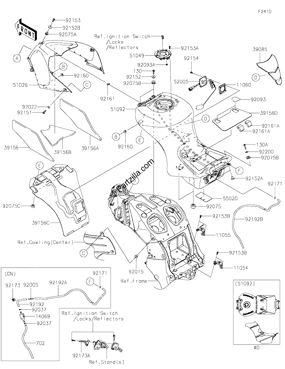 Diagrama de FUEL TANK