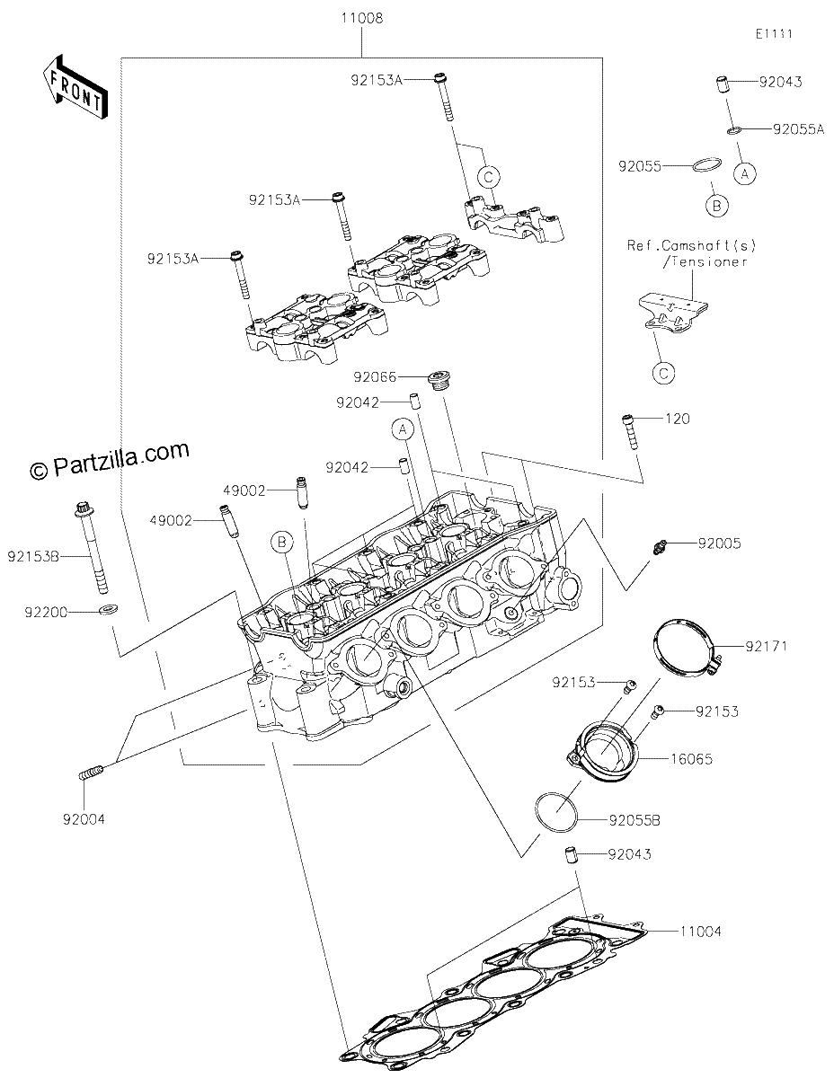 Diagrama de CYLINDER HEAD