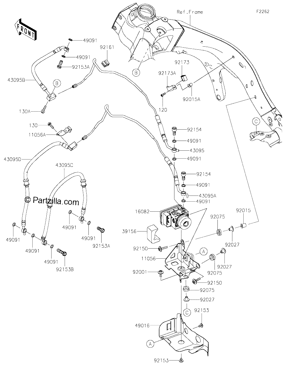 Diagrama de BRAKE PIPING