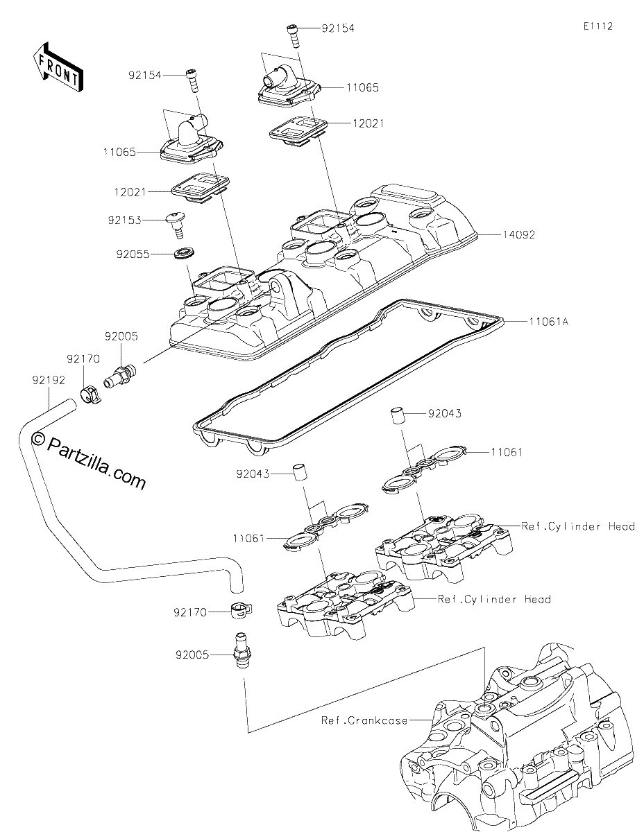 Diagrama de CYLINDER HEAD COVER