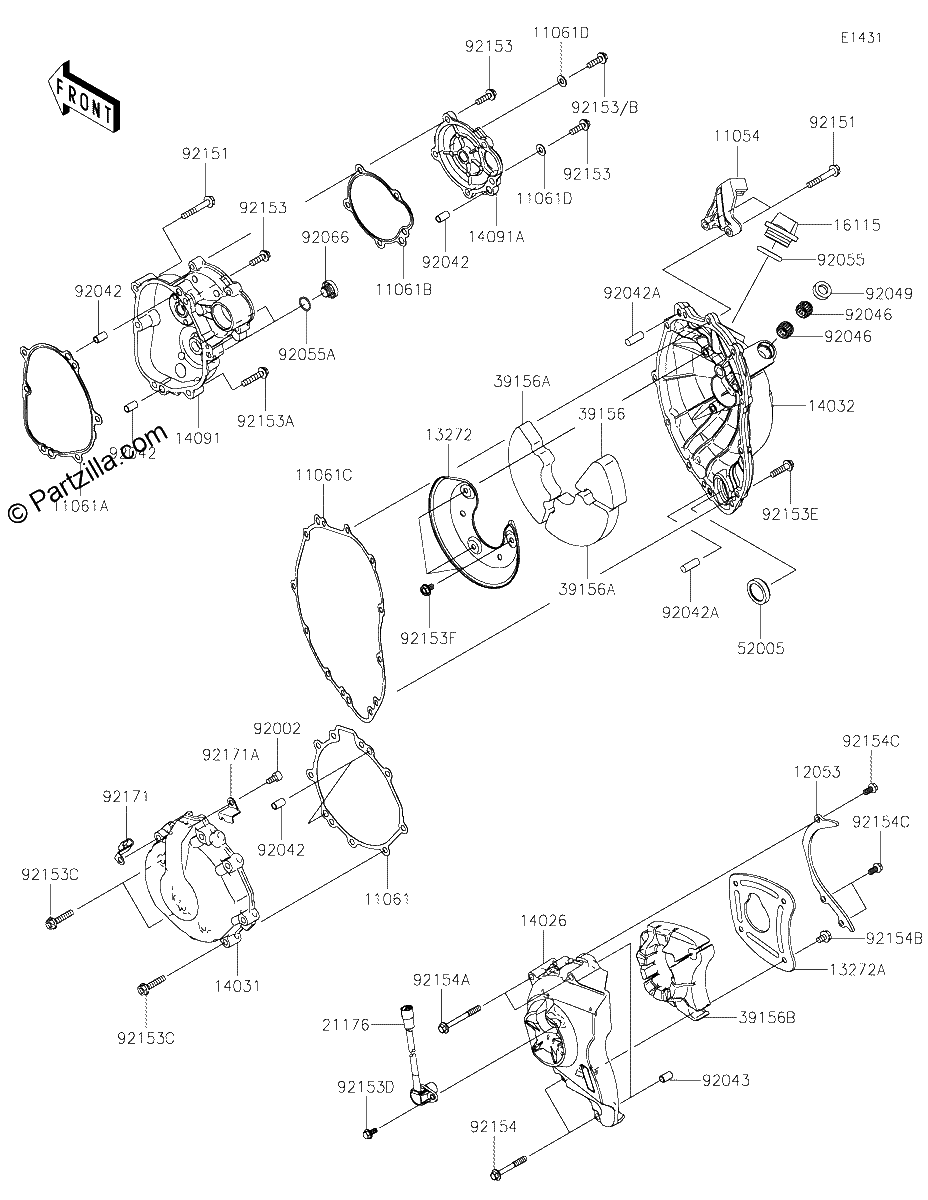 Diagrama de ENGINE COVER S