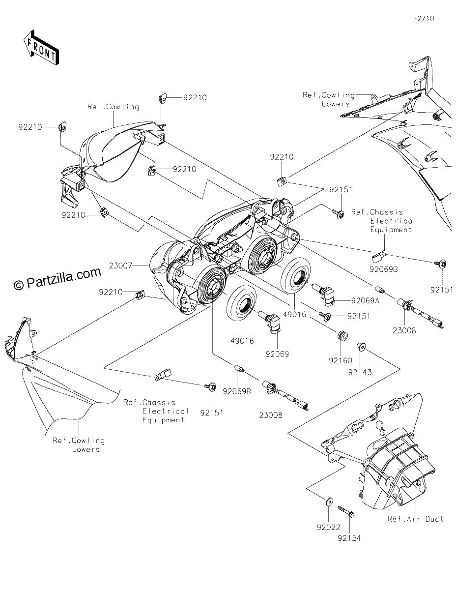 Diagrama de HEADLIGHT S