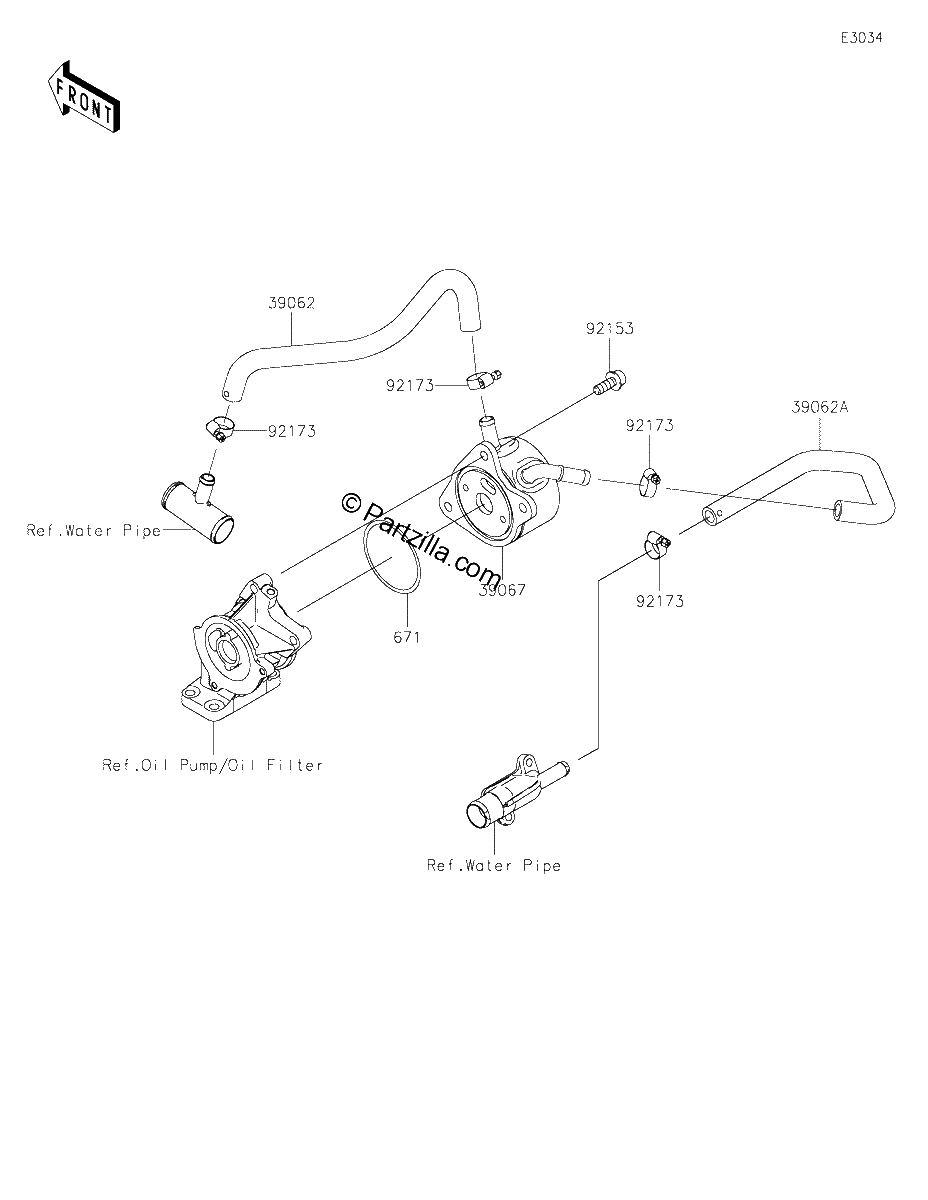 Diagrama de OIL COOLER