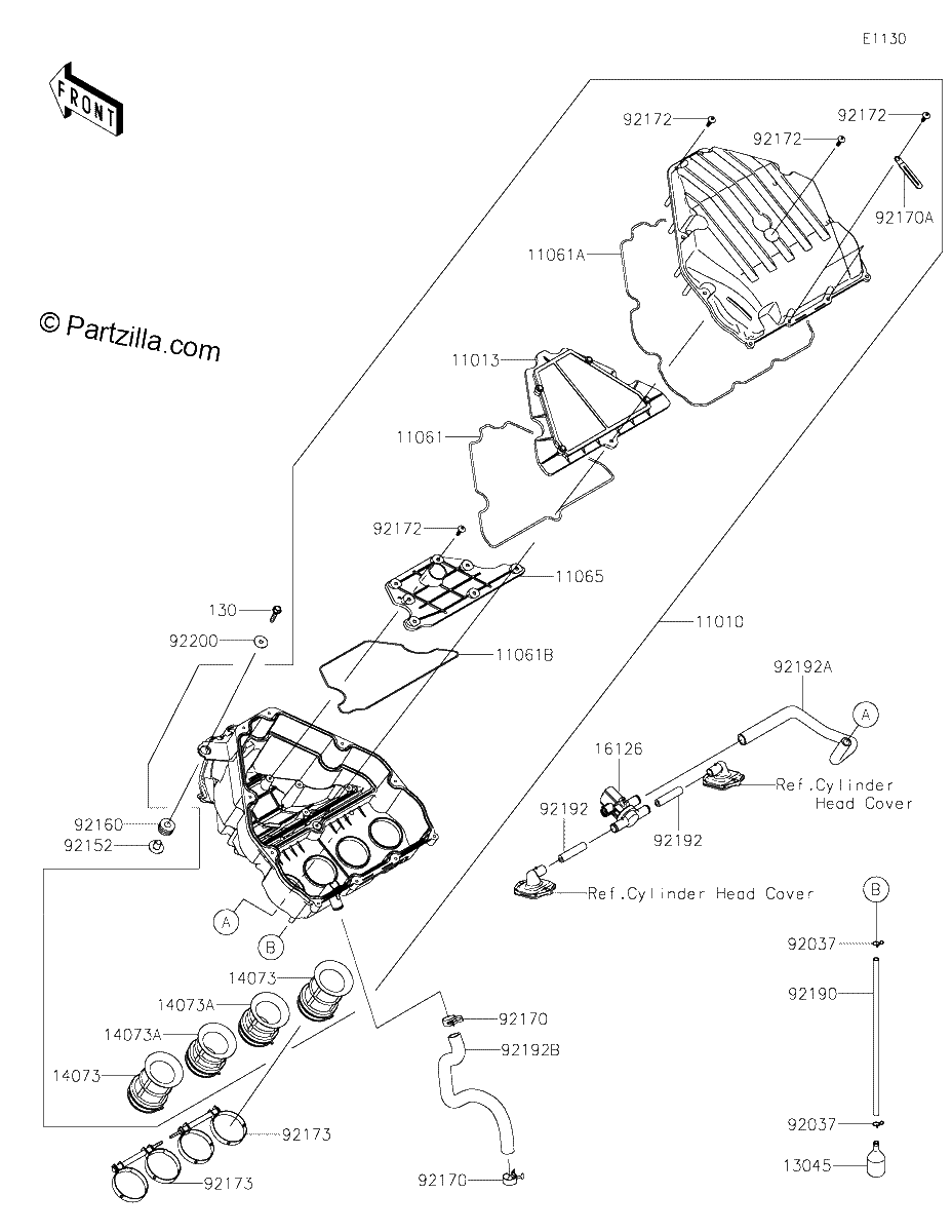 Diagrama de AIR CLEANER